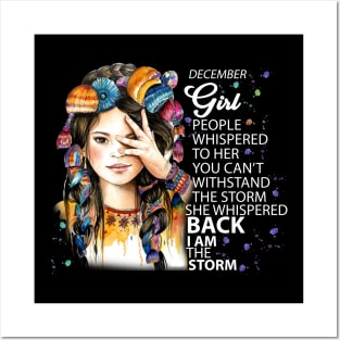 December Girl I Am The Storm Hmong Posters and Art